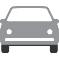 car icon, represents vehicle miles traveled that have been avoided